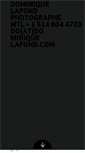 Mobile Screenshot of dominiquelafond.com